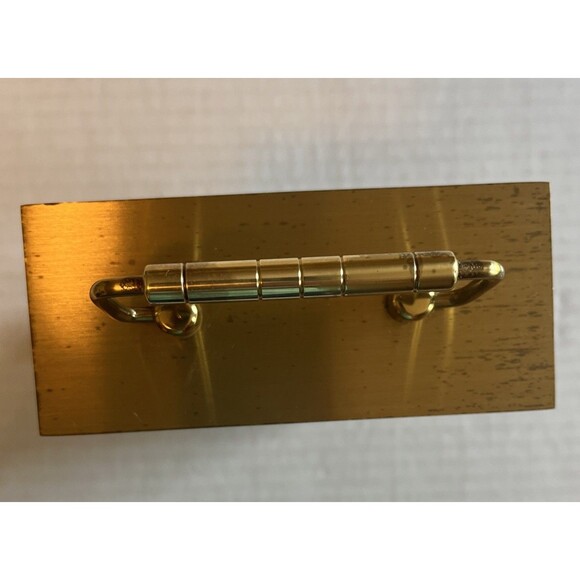 Vintage Howard Miller Rosewood Mantle Clock Model 613-528 Airline Promo Working - Picture 8 of 12